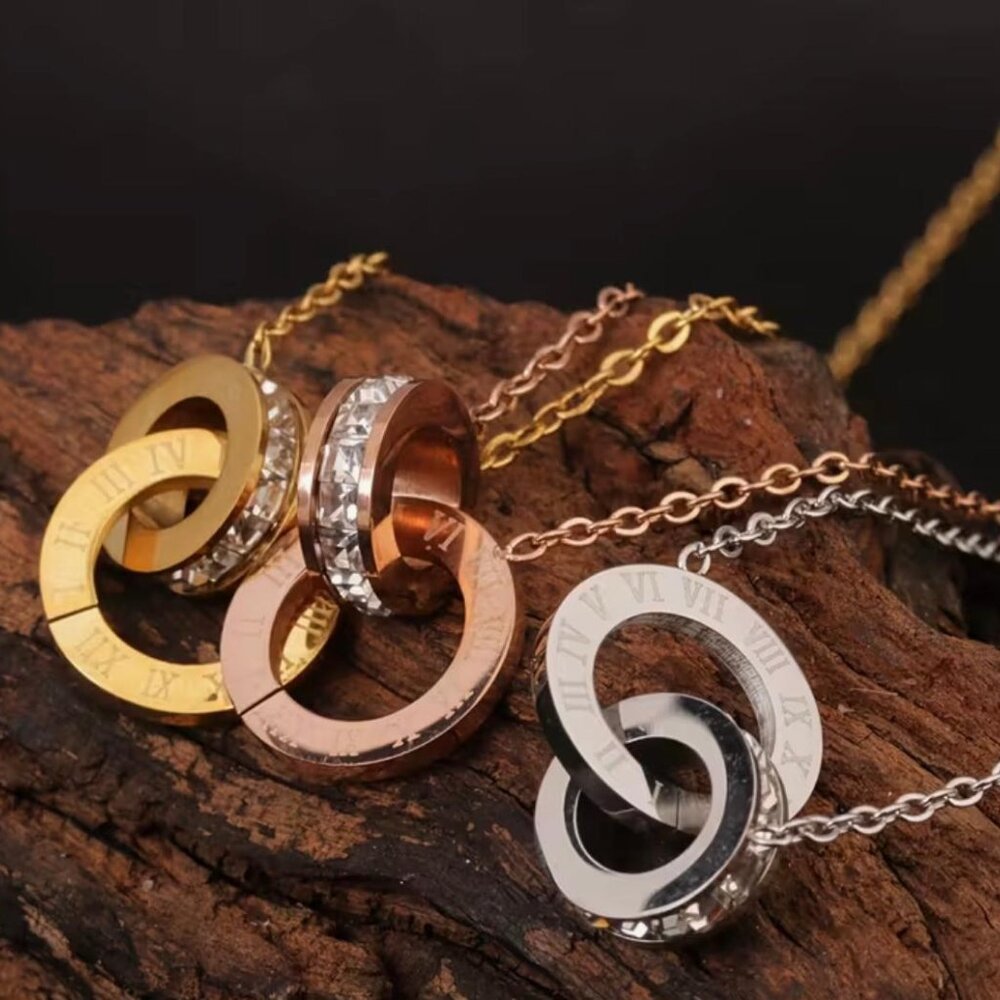 NEW - 18K GOLD PLATED STAINLESS STEEL NECKLACE 16 INCH - GOLD - Picture 4 of 4